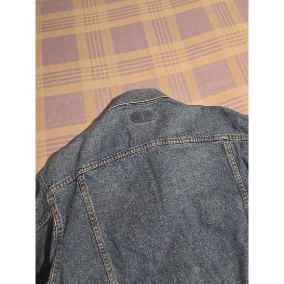 Vtg 80s Levis Jean Jacket Trucker USA Made 70507-0214 Size Medium 70s 90s Faded - Picture 7 of 14